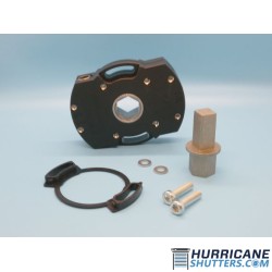 Gear Kit for Roll Shutters & Awnings 11:1 Ratio - 7MM (PVC)