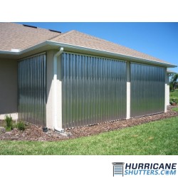 Aluminum Storm Panels - 2" Profile (Individual Panels Cut to Size)
