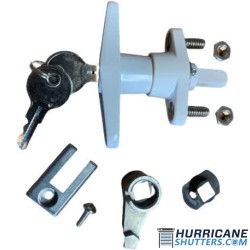 T Handle Shutter Lock Assembly – Heavy-Duty Locking Mechanism for Accordion & Roll-Down Shutters