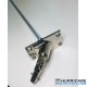 7MM Hex Shaft W/SS Pivot 90 degree 4 Hole Universal