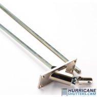 7MM Hex Shaft W/SS Pivot 90 degree 4 Hole Universal