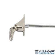 7MM Hex Shaft W/SS Pivot 90 degree 2 Hole Universal