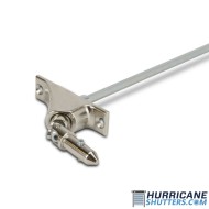 7MM Hex Shaft W/SS Pivot 90 degree 2 Hole Universal