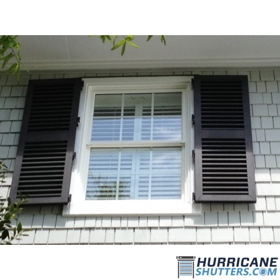 Colonial Impact Hurricane Shutter - (2 Fix Blades) Colonial Impact Hurricane Shutter - (2 Fix Blades)