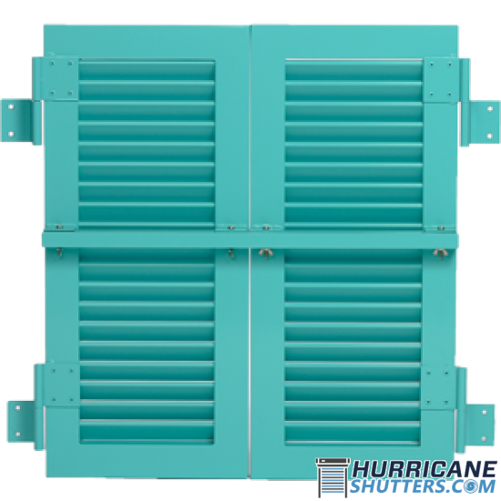 Colonial Impact Hurricane Shutter - (2 Fix Blades)