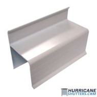 H Header 2"- Storm Panel Track / Wall Header (Custom Cut Length)
