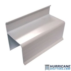 H Header 2"- Storm Panel Track / Wall Header (Custom Cut Length)