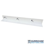 Studded Angle 6" On Center Storm Panel Track (Custom Cut Length)
