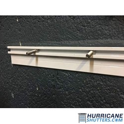 F Track (Stud-less) Storm Panel Track (Custom Cut Length)