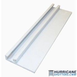 F Track (Stud-less) Storm Panel Track (Custom Cut Length)