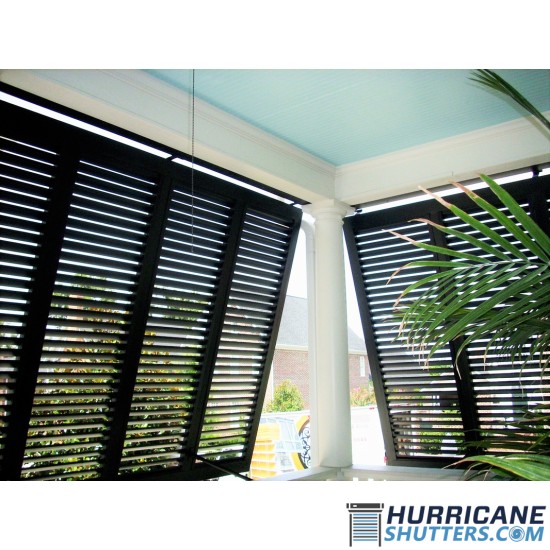 Bahama Impact Hurricane Shutter - (4 Ultra View) Articulate Blades