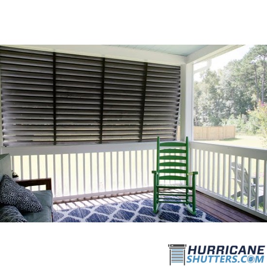 Bahama Impact Hurricane Shutter - (4 Ultra View) Articulate Blades