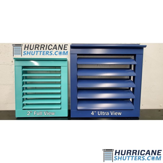 Bahama Impact Hurricane Shutter - (4 Ultra View) Articulate Blades