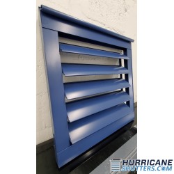 Bahama Impact Hurricane Shutter - (4" Ultra View) Articulate Blades