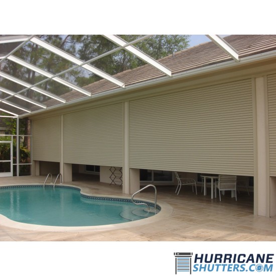Rolling Hurricane Shutter System - 63mm Single Wall Slat (End-Retention) Rolling Hurricane Shutter System - 63mm Single Wall Slat (End-Retention)
