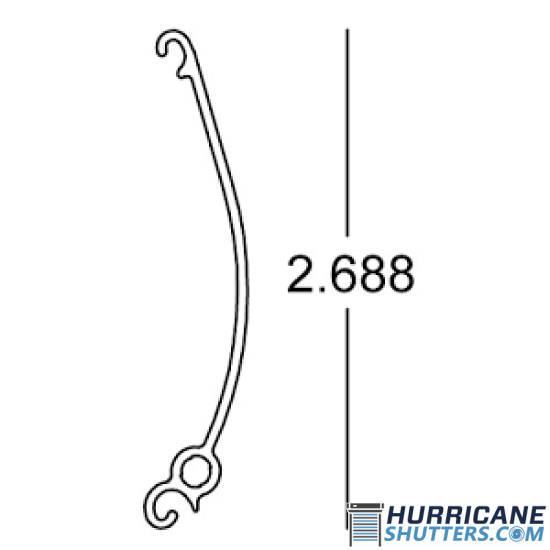 Rolling Hurricane Shutter System - 63mm Single Wall Slat (End-Retention) Rolling Hurricane Shutter System - 63mm Single Wall Slat (End-Retention)
