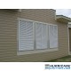 Bahama Impact Hurricane Shutter - (2 Full View) Articulate Blades