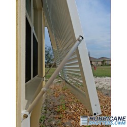 Bahama Decorative Shutter - (2" Full View) Fix Blades