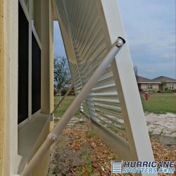 Bahama Decorative Shutter - (2" Full View) Fix Blades