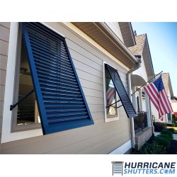 Bahama Decorative Shutter - (2" Full View) Fix Blades