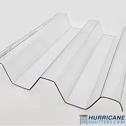 Clear Lexan Storm Panels - 2" Profile (Individual Panels)