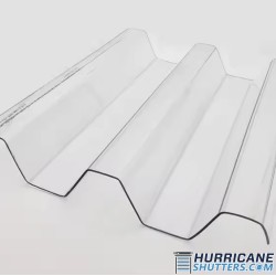 Clear Lexan Storm Panels - 2" Profile (Individual Panels)