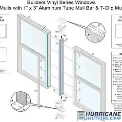 Air Master™ Mullion Tube Kit for Impact Windows