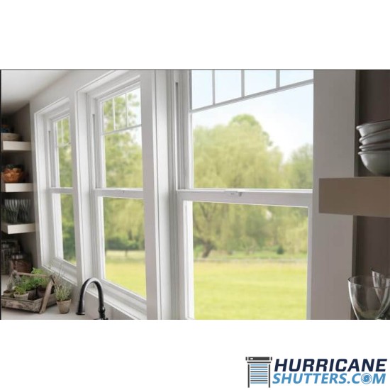 PGT® WinGuard® SH7700A Impact Single Hung Window - Hurricane-Rated - HVHZ Approved