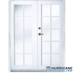 French Impact Doors XX (Colonial) | CWS™ | Dual-Panel