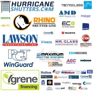 hurricane shutter and impact window suppliers banner