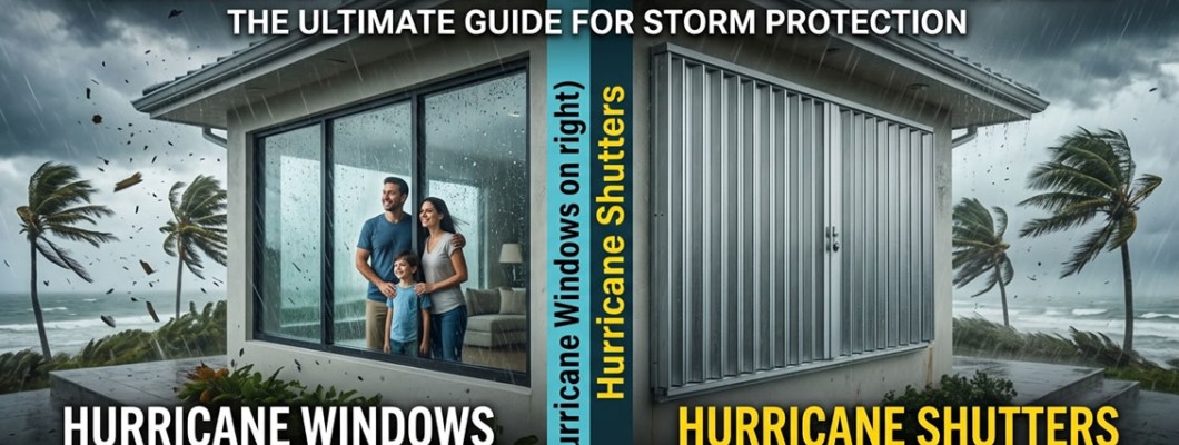 Hurricane Windows vs. Hurricane Shutters: The Ultimate Guide for Storm Protection