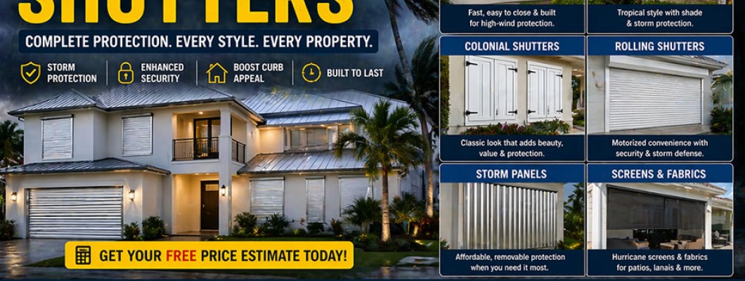 Hurricane Shutters – Compare Storm Protection Systems for Homes & Businesses