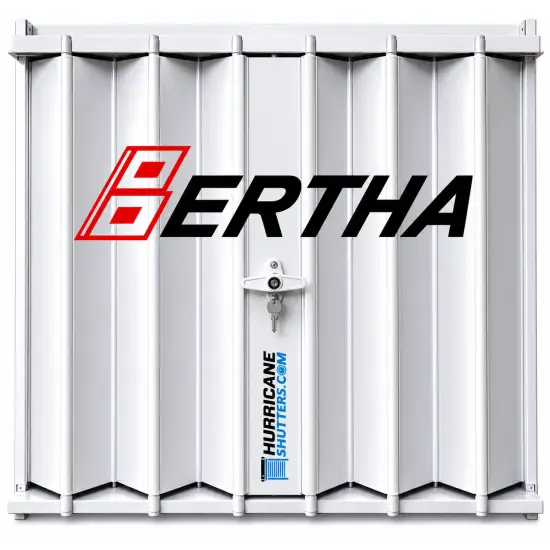 Accordion Shutters HV1 Bertha | Hurricane & Security Accordion Shutters HV1 Bertha | Hurricane & Security