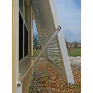 Bahama Decorative Shutter - (2" Full View) Fix Blades