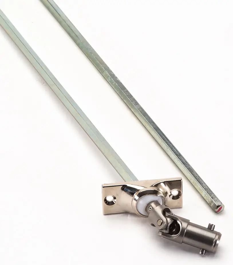 7MM Hex Shaft w/ SS Pivot 45° 2 Hole Universal