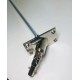 7MM Hex Shaft w/ SS Pivot 90° 4 Hole Universal